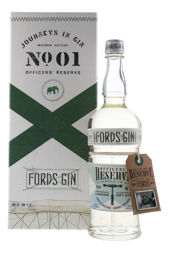 Gin Fords Reserve Con Estuche Coleccionistas Bostonmartin