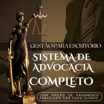 Comprar Sistema Para Gestão De Escritórios De Advocacia  Completo