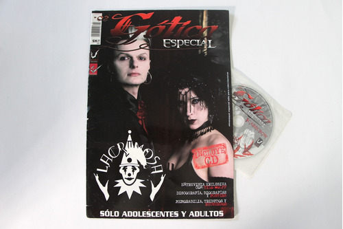 Gusanobass Revista Gotica Especial 2 Lacrimosa Inc Cd Poster