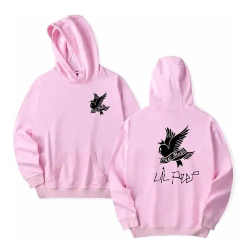 Lil peep merch pink hoodie hotsell