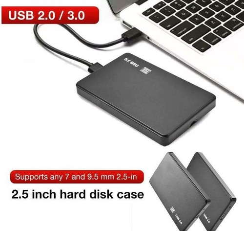 Imagen 4 de 8 de Carcasa Case Externo 2.5 Disco Duro Sata Usb 3.0 5gbps