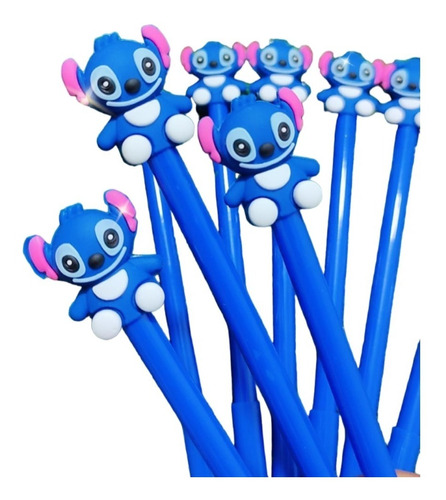 Bolígrafo Stich Lapicero Pack X 10 Papelería Kawaii