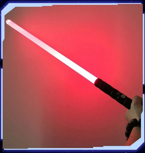 Sable De Luz Laser Mango Metal Sonido Con Efecto Colores Int