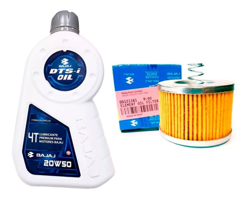 Kit Service Bajaj Rouser 135 Original Filtro + Aceite En Fas