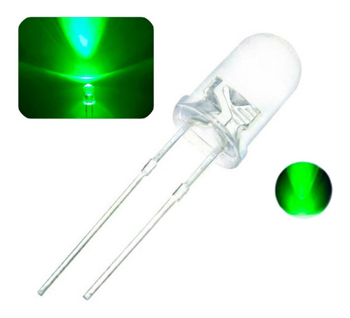 1000 Leds Ultrabrillantes 5mm Colores Azul Rojo Blanco Y Mas