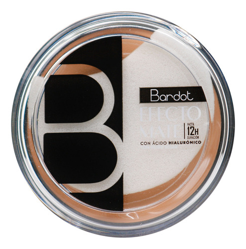 Polvo Compacto Bardot Mate Bronceado Acido Hialuronico