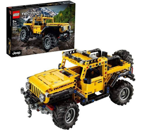 Lego Technic 42122 - Jeep Wrangler (665 Piezas) Cantidad De Piezas 665