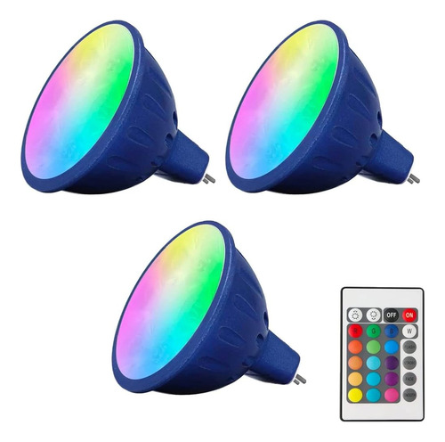 Cheopha Mr16 Rgb Bombillas Led Que Cambian De Color Con Cont