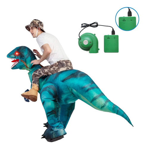 Disfraz Inflable De Dinosaurio Goosh T-rex Para Adulto En Ha