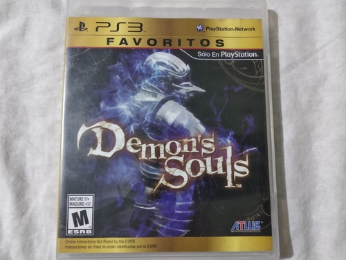 Demons Souls Juegos Play 3  Disco Ps3 Plastation 3