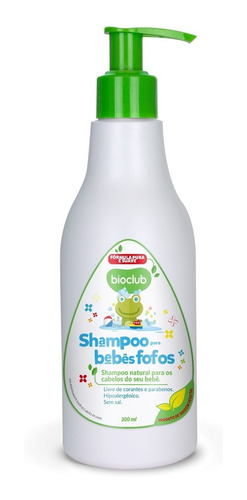 Shampoo Bebês Fofos Bioclub Hipoalergênico Natural E Sem Sal