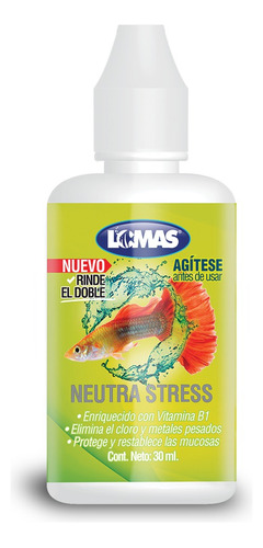Pack 10 Neutra Stress 30ml Con Vitamina B1 Elimina Cloro