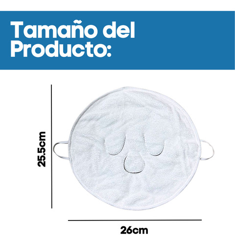 2 Cuidado Facial Toalla Absorbente 100% Algodón Limpieza F Momento de aplicación Día/Noche Tipo de piel Todo tipo de piel