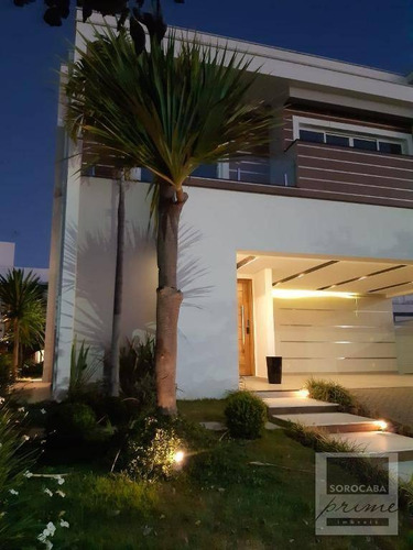 Imagem 10 de 30 de Sobrado Com 4 Dormitórios À Venda, 395 M² Por R$ 2.200.000 - Alphaville Nova Esplanada I - Votorantim/sp, Próximo Ao Shopping Iguatemi. - So0173