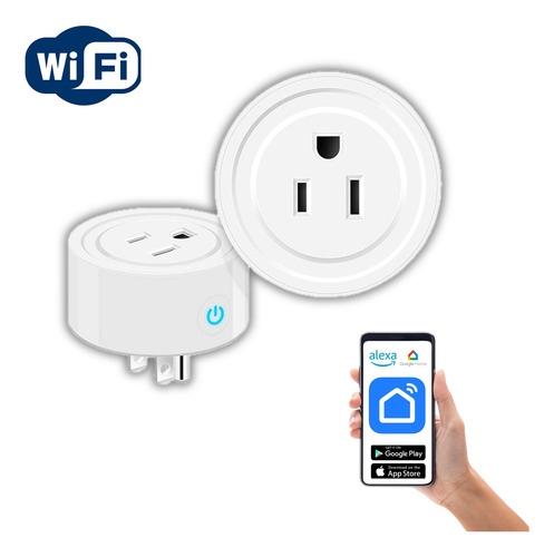Ventilador De Pedestal Silencioso 4 Vel + Enchufe Wifi Alexa