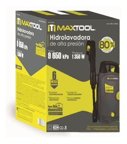 Hidrolavadora Electrica 1400psi  6lt Aksi 