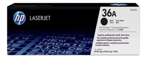 Toner Hp 36a Original Cb436a Lasejet Negro Nuevo Cerrado