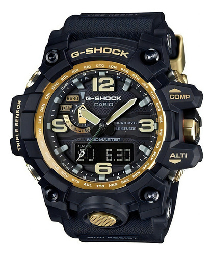 Reloj Casio Hombre Gshock Gwg1000gb | Mudmaster Color de la correa Negro Color del bisel Negro Color del fondo Negro-Dorado