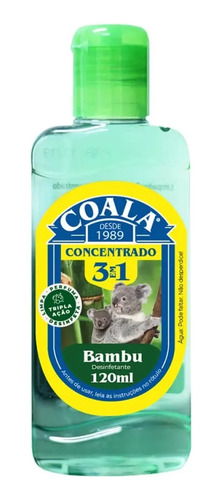 Coala Desinfetante Concentrado 3 Em 1 Bambu 120ml