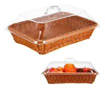 Comprar Cesta De Pan De Pan Tejido Doitool Canasta De Pan De Mimbre 