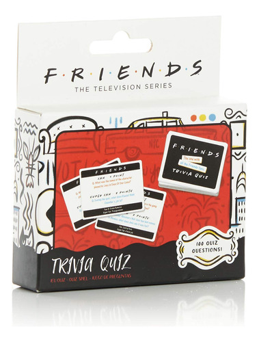 Paladone Friends Tv Show Trivia Juego De Preguntas Con 100 .