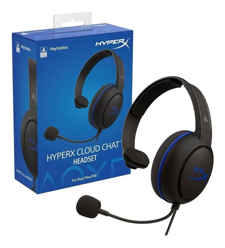 Diadema Hyperx Cloud Chat C/microfono P/ps4 Alambrico 3.5mm
