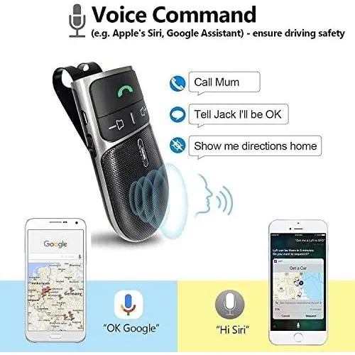 Altavoz Bluetooth Para Coche Sunitec, Manos Libres, Para Tel