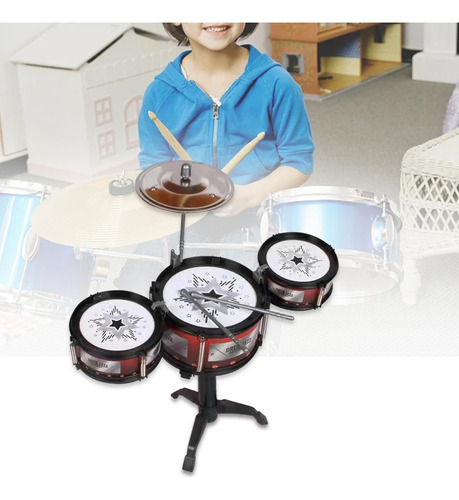 Conjunto De Batería Educativa Para Niños Pequeños,