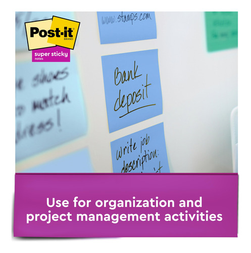 Sticky Notes Post-it Super Sticky Post-it, 6 Cuadernos Despl