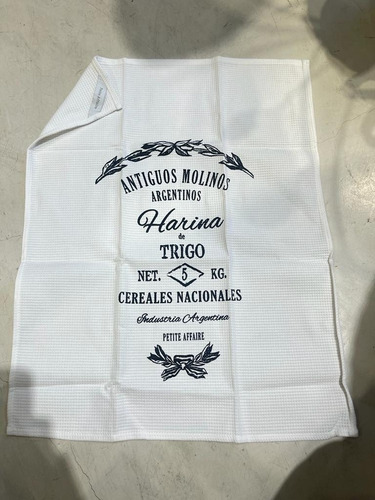 Imagen 2 de 3 de Paño Repasador De Cocina 100% Algodón Petite Affaire