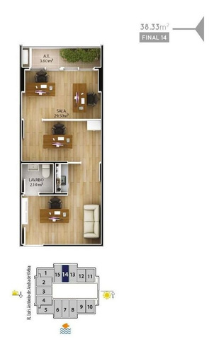 Imagem 4 de 29 de Sala À Venda, 38 M² Por R$ 320.000,00 - Boqueirão - Praia Grande/sp - Sa0019