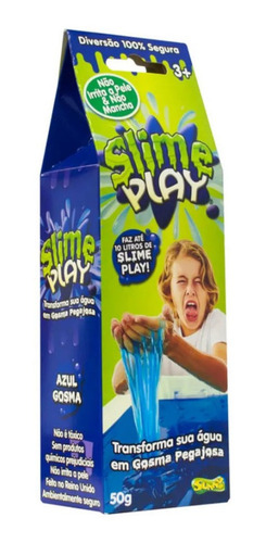 Imagem 1 de 1 de Slime Play Transforme Sua Água Em Slime - Azul - Sunny