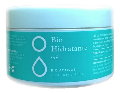 Gel Bio Hidratante Icono Hidrata Repara Nutre 250g Momento de aplicación Día/Noche Tipo de piel Normal