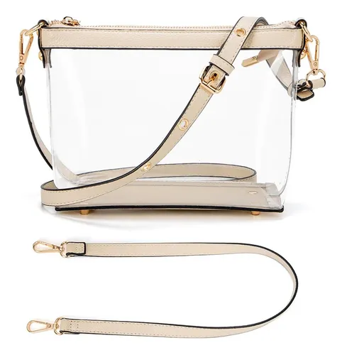 Y&r Direct Bolso Bandolera Transparente 3 En 1 Con Y Ribete