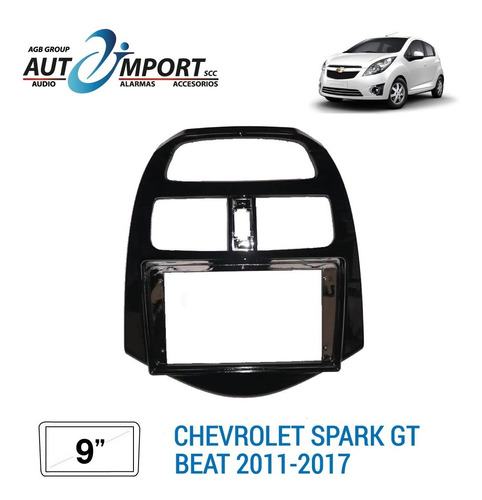 Adaptador De Radio 9 Pulgadas Chevrolet Spark Gt 2011-2017