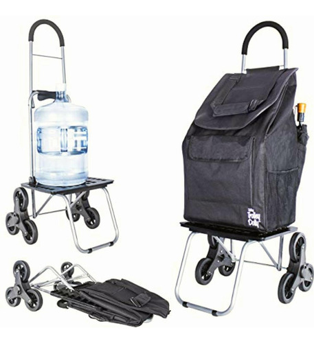 Dbest Products Carro De La Compra Con Ruedas Para Escalera,