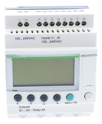 Sr2b121fu Plc Compact Smart Relay, Zelio Logic Sr2 Sr3, 12