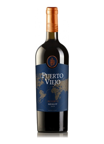 Vino Puerto Viejo Merlot 6 Botellas