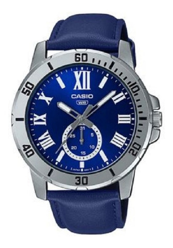 Reloj Casio Hombre Mtp Vd200l 2b Cuero Original