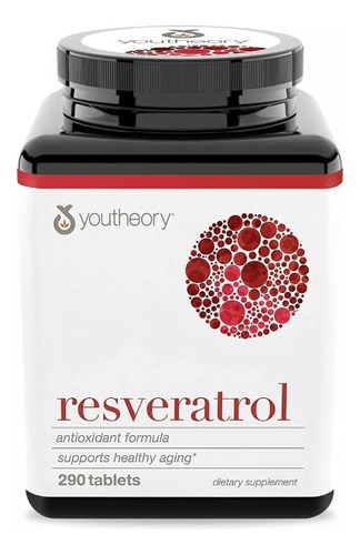 Resveratrol Youtheory 290 Capsulas - Unidad a $741