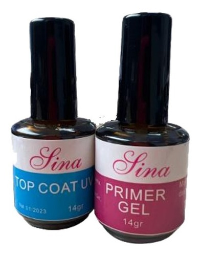 Selante Finalizador Topcoat E Primer  Unhas Acrigel