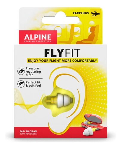 Flyfit - Tapaoidos Alivie La Presión En Los Oídos (17 Db)