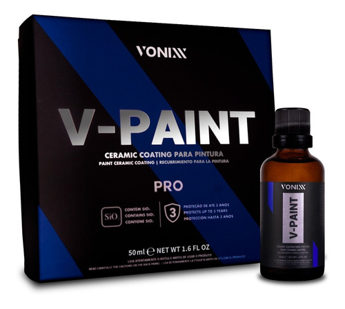 Vonixx V-paint Pro- Sellador Ceramico Coating Vidrio Liquido