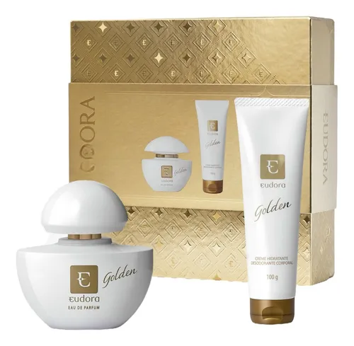 Eudora Golden Edp 35ml Creme 100ml. Ed. Especial Presente De Natal / Dia Das Mães / Namorados