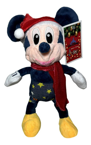 Boneco Pelúcia Mickey Mouse Natal Decoração Natalina Disney