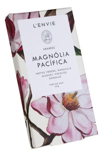 Barra De Cera Perfumada Difusor Magnolia Pacifica 40g Lenvie