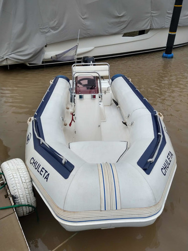 Imagen 7 de 25 de Semirrigido Bim 450 2012 50 Hp 4 T 300 Web Marine Kiel