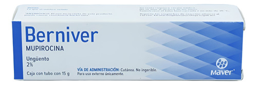 Mupirocina Ungüento 2 % Berniver Tubo Con 15 Gr