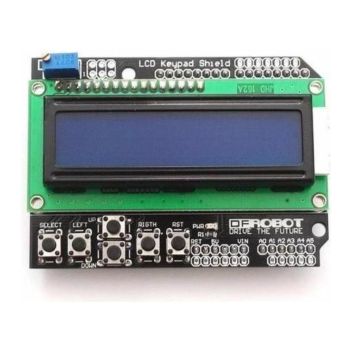 Módulo Lcd16x2 Con Teclado, Compatible Tarjeta Arduino Uno