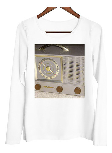 Remera Mujer Ml Cuadro Decorativo Radio Vintage Clasico P1